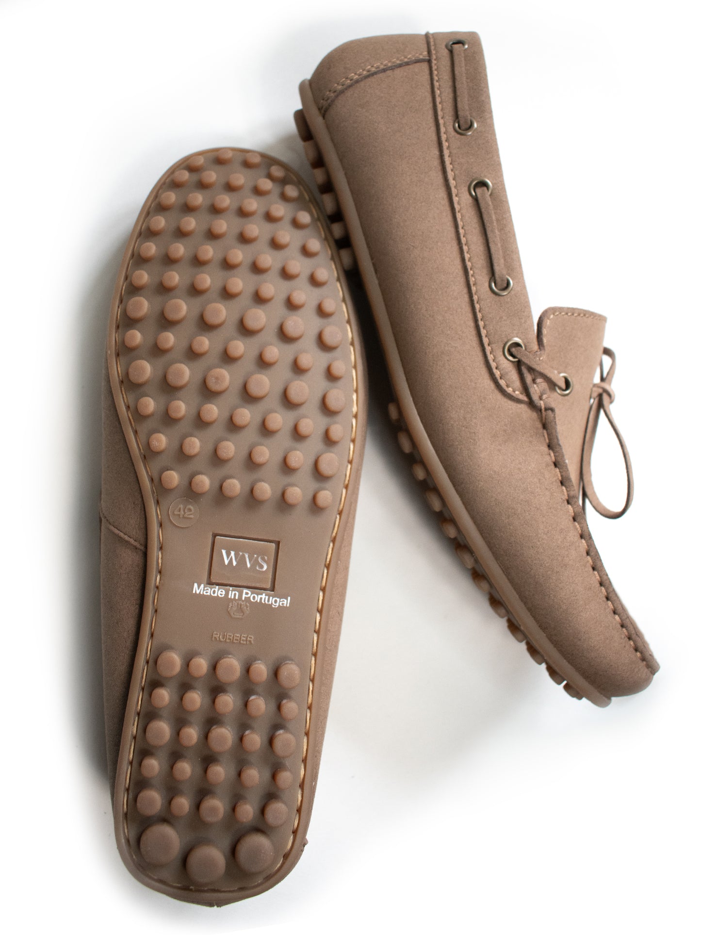 Mocassins en daim vegan