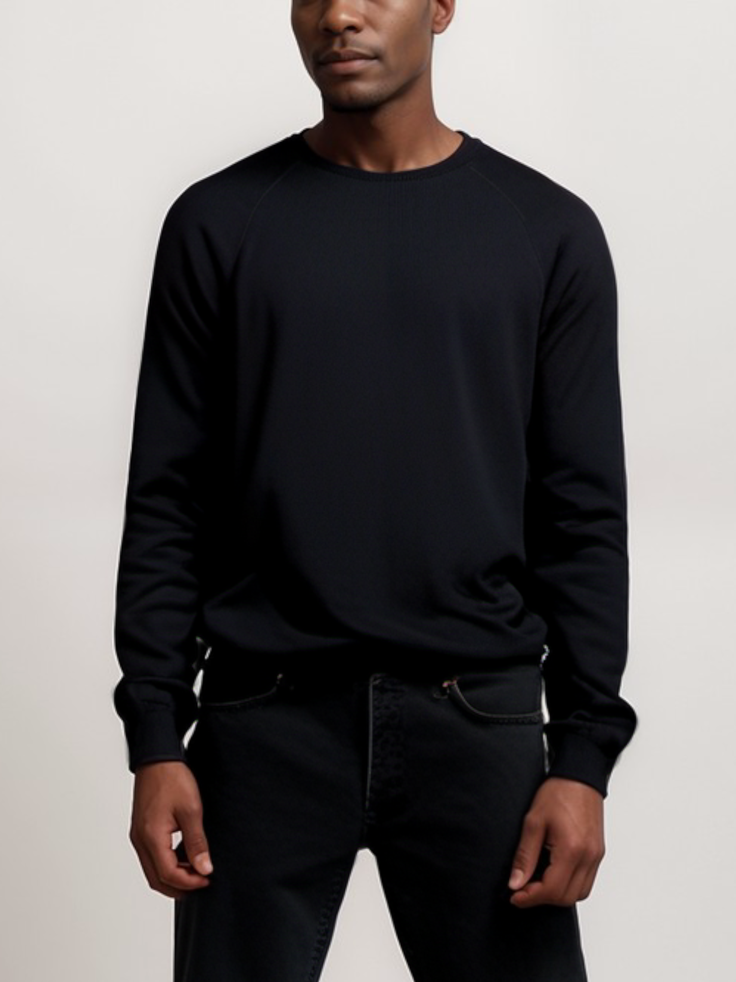 Crew en tricot sur mesure recyclé