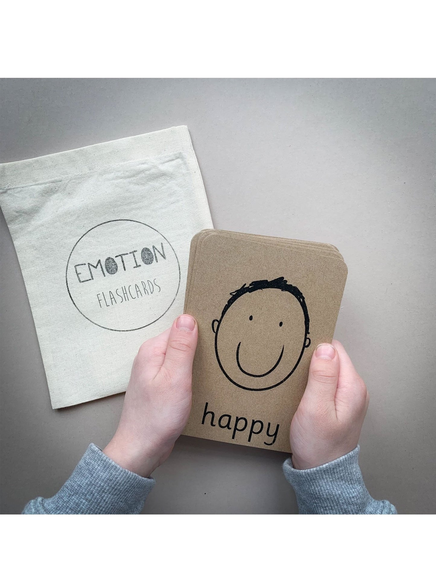 De kleine koetshuis-emotieflitskaarten