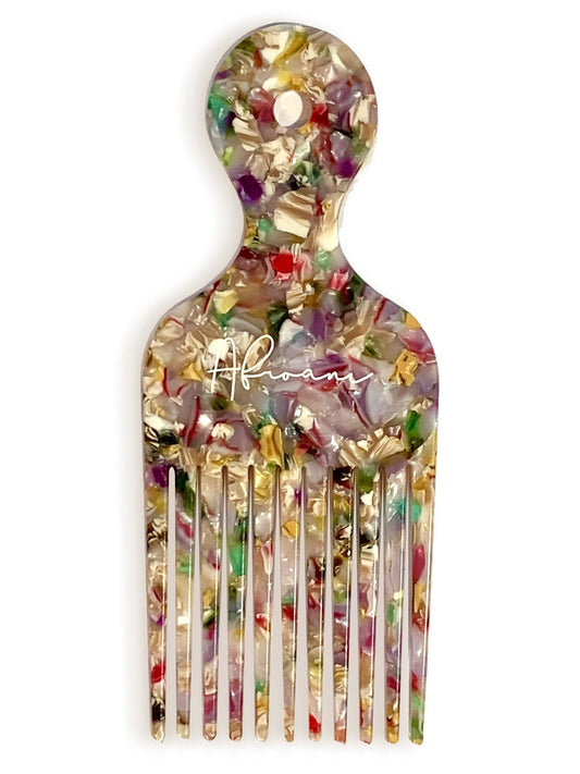 Afroani Rainbow Large Hair Pick | Combs | Clips | Ties | Picks | Brushes