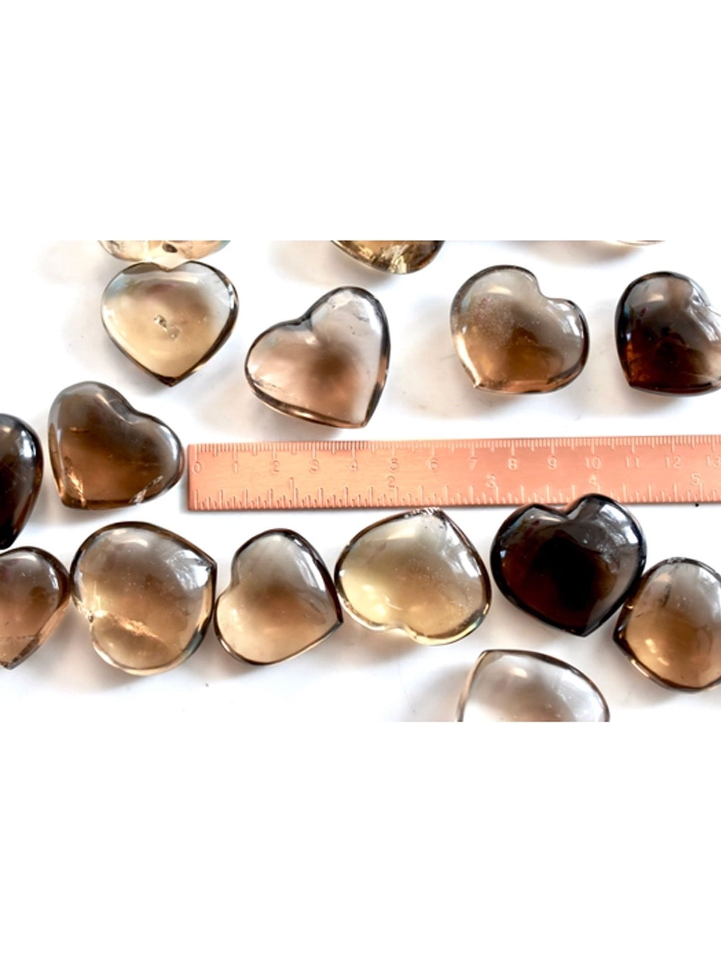 Apothicaire à cœur ouvert, cristaux de cœur en Quartz fumé, magnifique minéral naturel