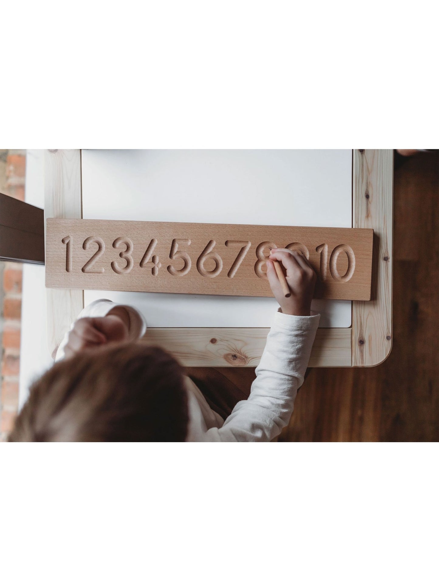 The Little Coach House Number Board Montessori Learning Resource