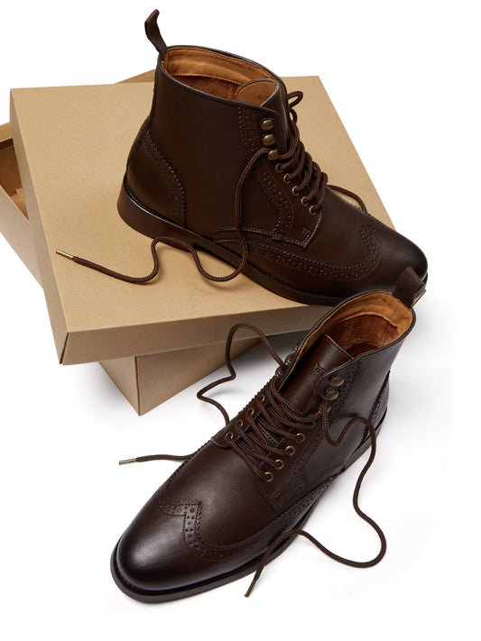 Brogue Boots | Vegan Boots