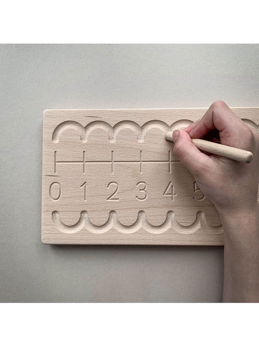 The Little Coach House Number Line Montessori Learning Resource |