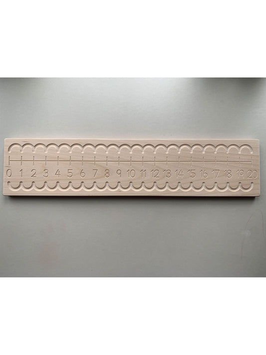 The Little Coach House Number Line Montessori Learning Resource |