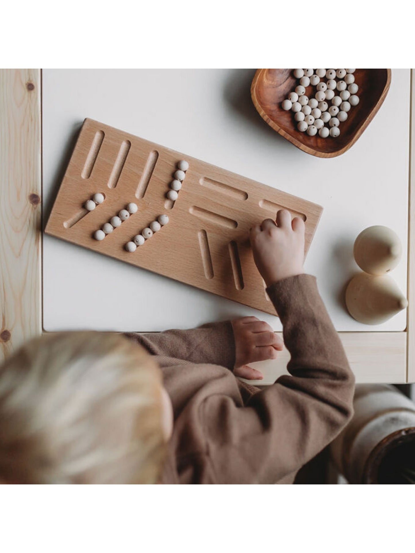 Het kleine koetshuis PreWriting Board Montessori-leermateriaal