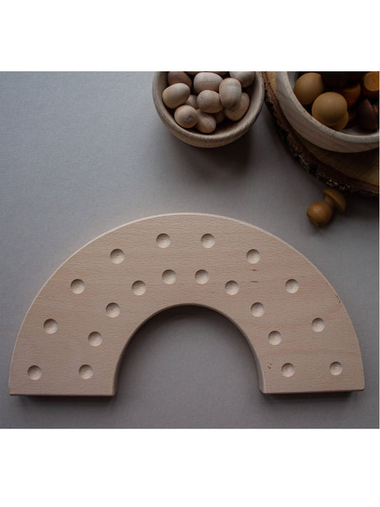The Little Coach House Rainbow Fine Motor Board |