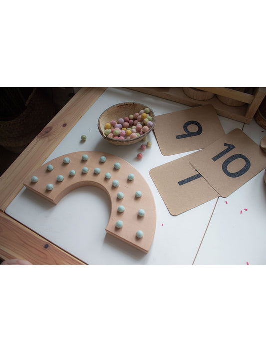 The Little Coach House Rainbow Fine Motor Board |