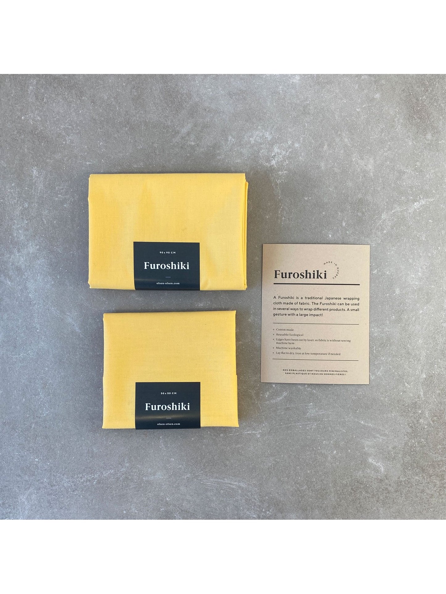 Emballage cadeau en tissu OLSEN et OLSEN grand