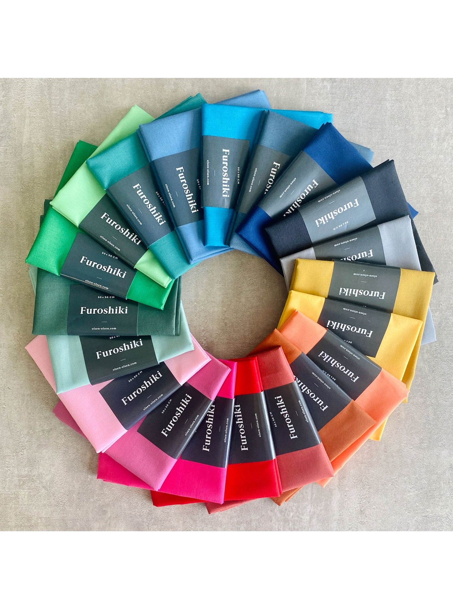Emballage cadeau en tissu OLSEN et OLSEN grand