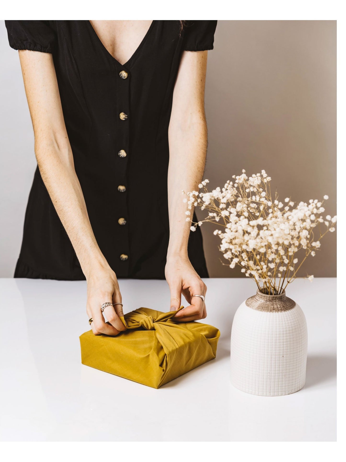 Emballage cadeau en tissu OLSEN et OLSEN grand