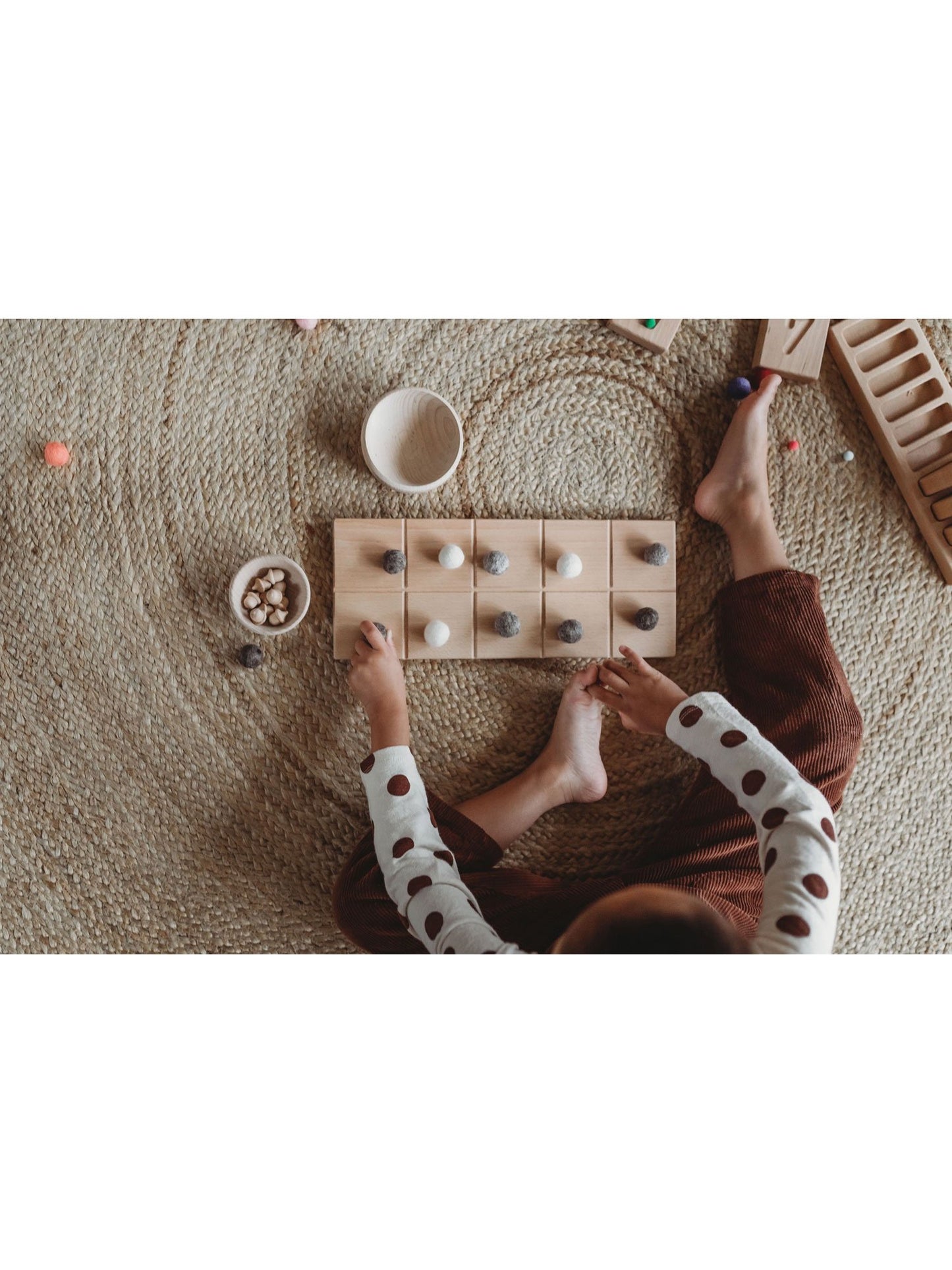 Ressource d'apprentissage Montessori The Little Coach House Tens Frame