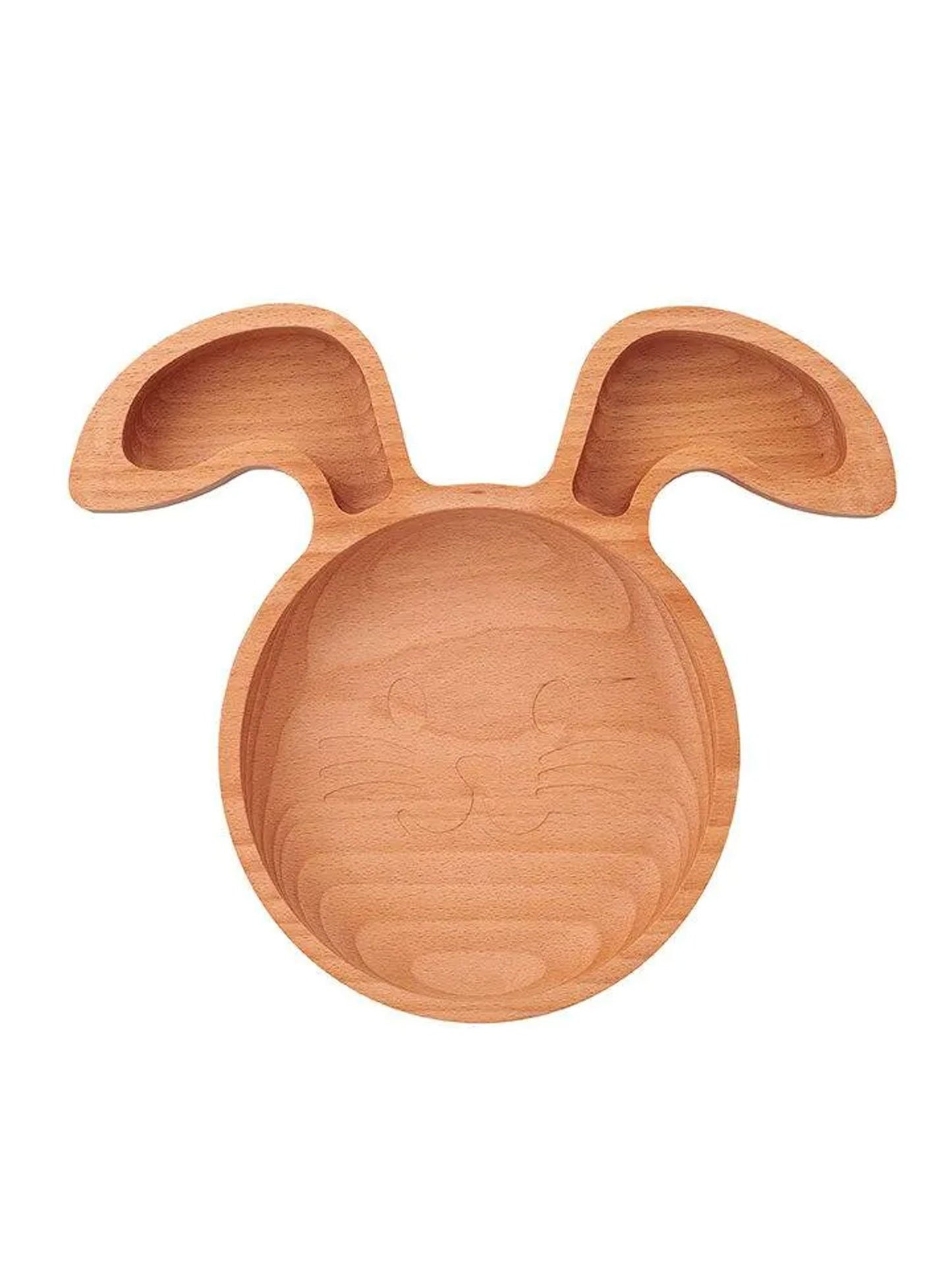 Assiette/assiette pour enfants en bois écologique The Wood Life Project