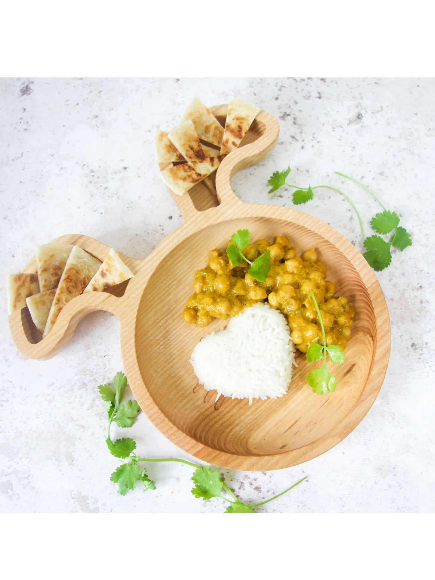 Assiette/assiette pour enfants en bois écologique The Wood Life Project