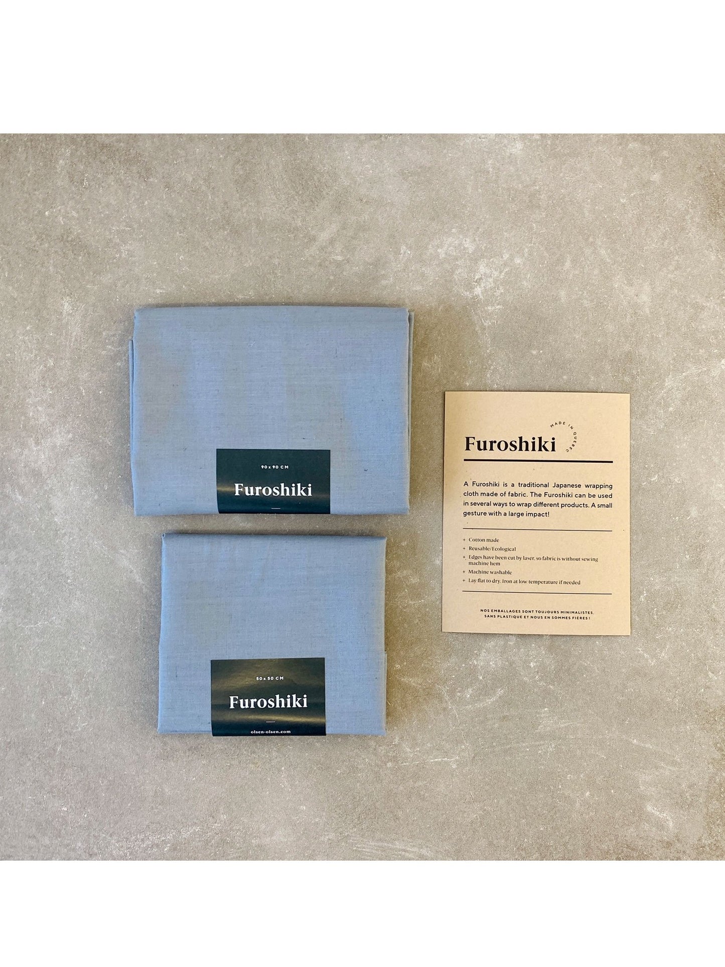 Emballage cadeau en tissu OLSEN et OLSEN grand