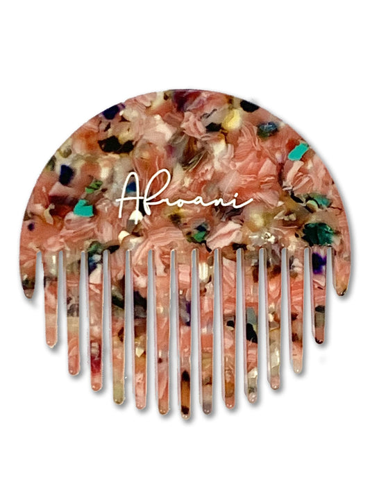 Afroani Cherry Blossom Circle Comb | Combs | Clips | Ties | Picks | Brushes