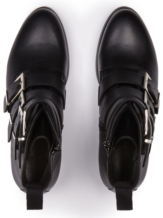 4 Strap Biker Boots | Vegan Boots