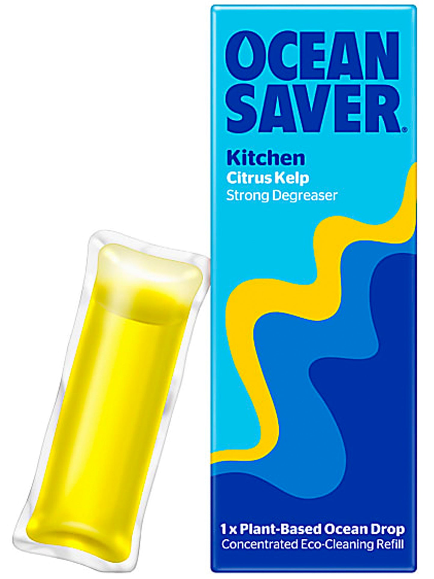 OceanSaver Refill Drops Kitchen Cleaner & Degreaser Citrus Kelp | Will's Vegan Store