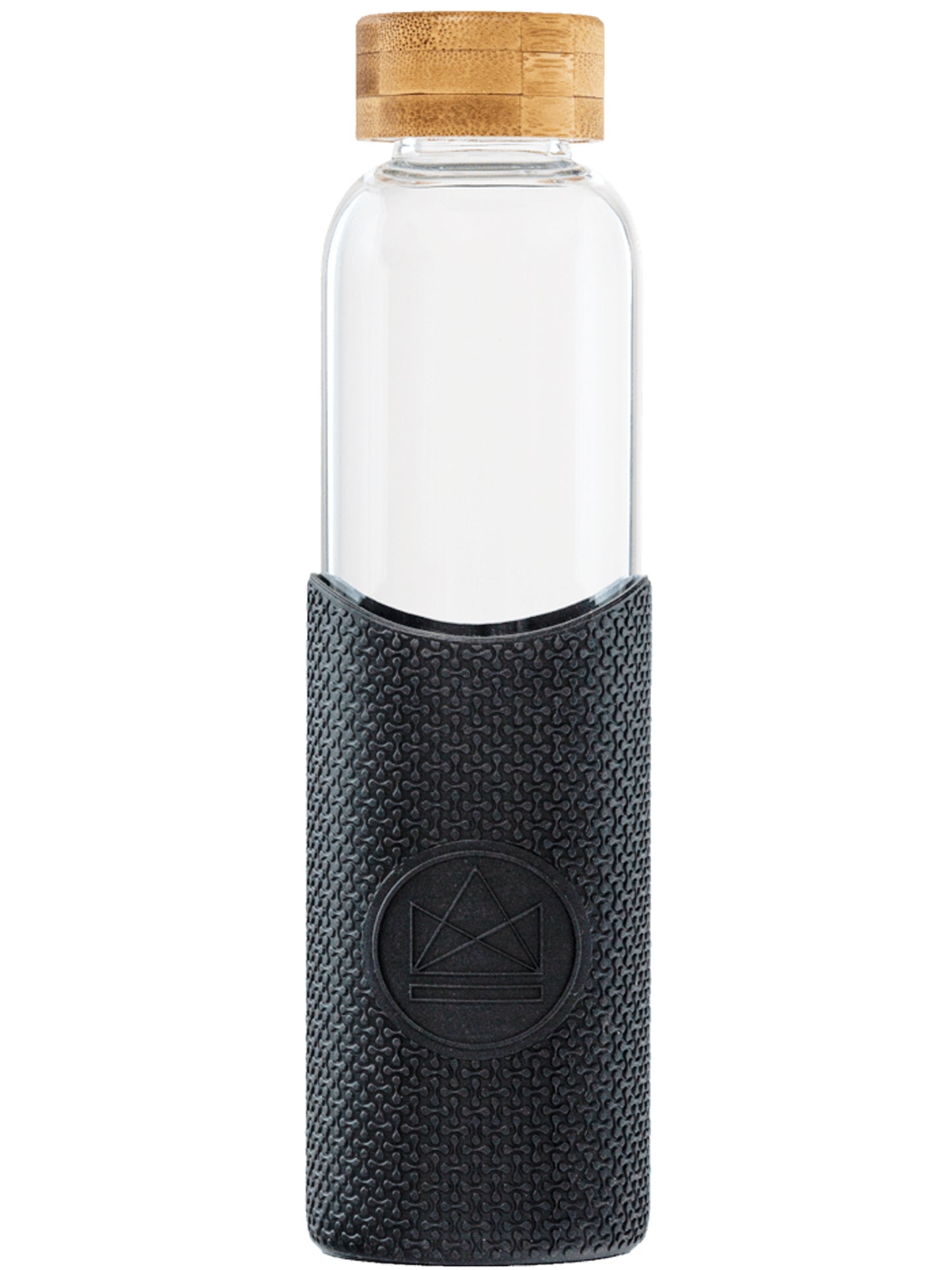 Neon Kactus 19OZ | 550ML Glass Water Bottle Rock Star Black | Will's Vegan Store