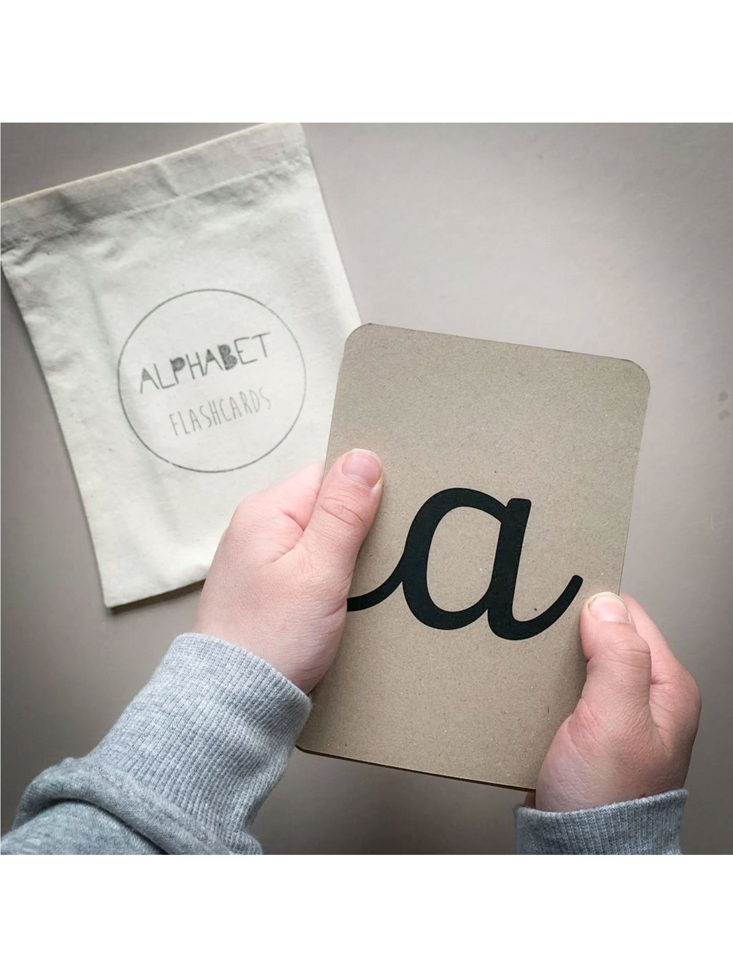 The Little Coach House Cursive Alphabet Flashcards Ressource d’apprentissage Montessori