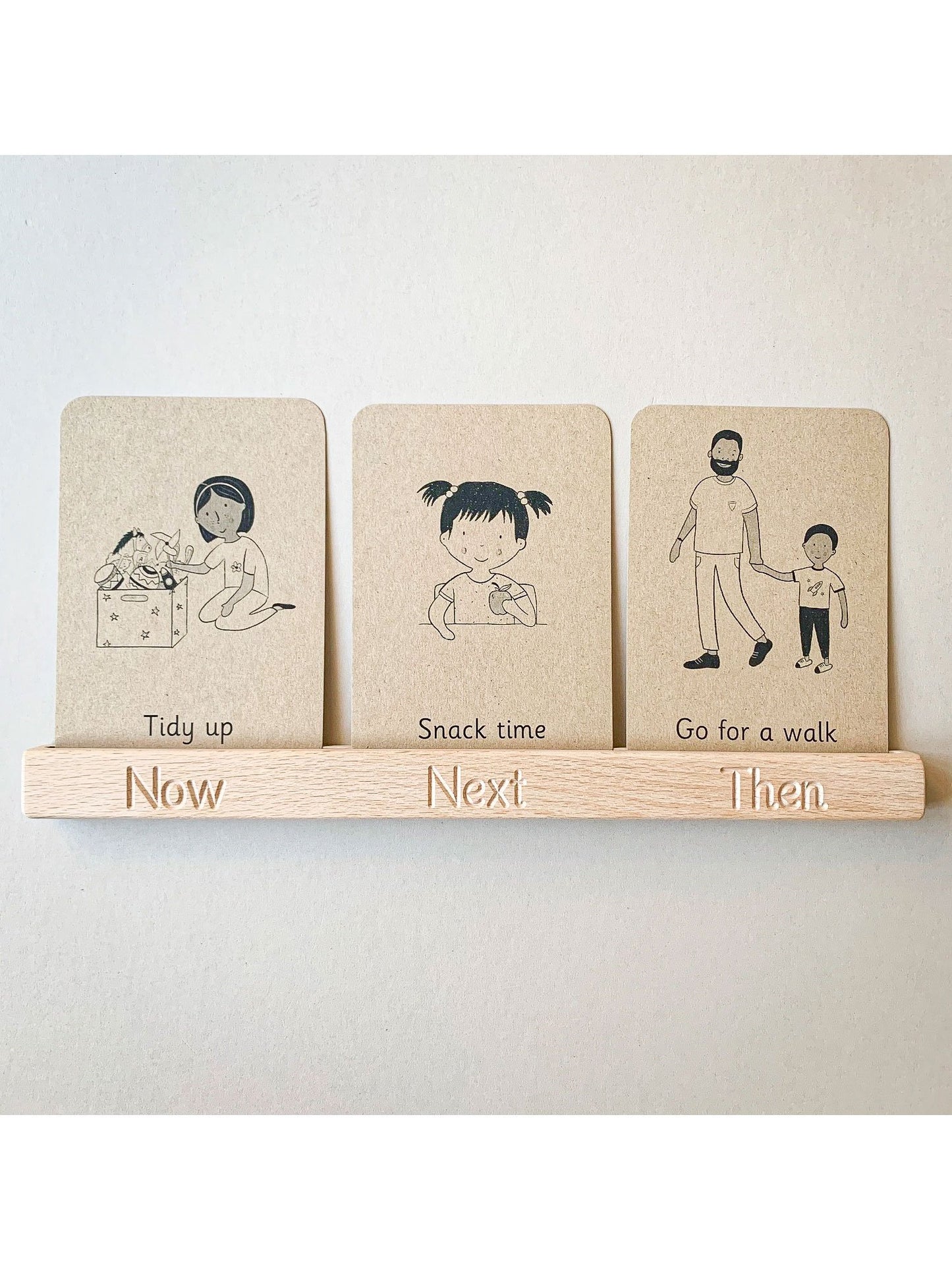 Support de cartes mémoire pour la routine quotidienne de The Little Coach House