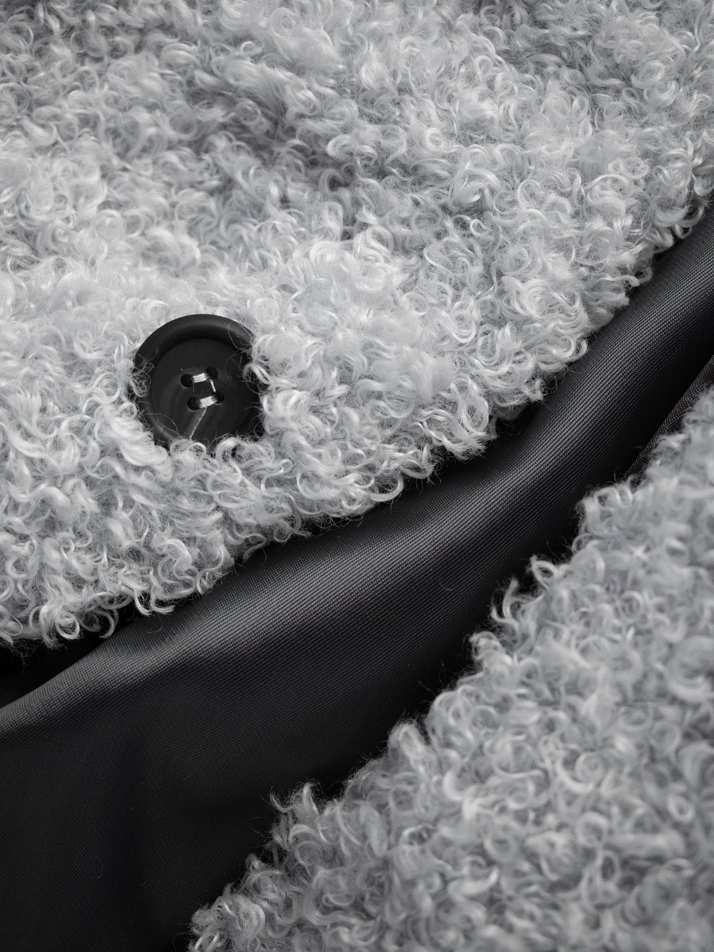 Manteau bouclé recyclé