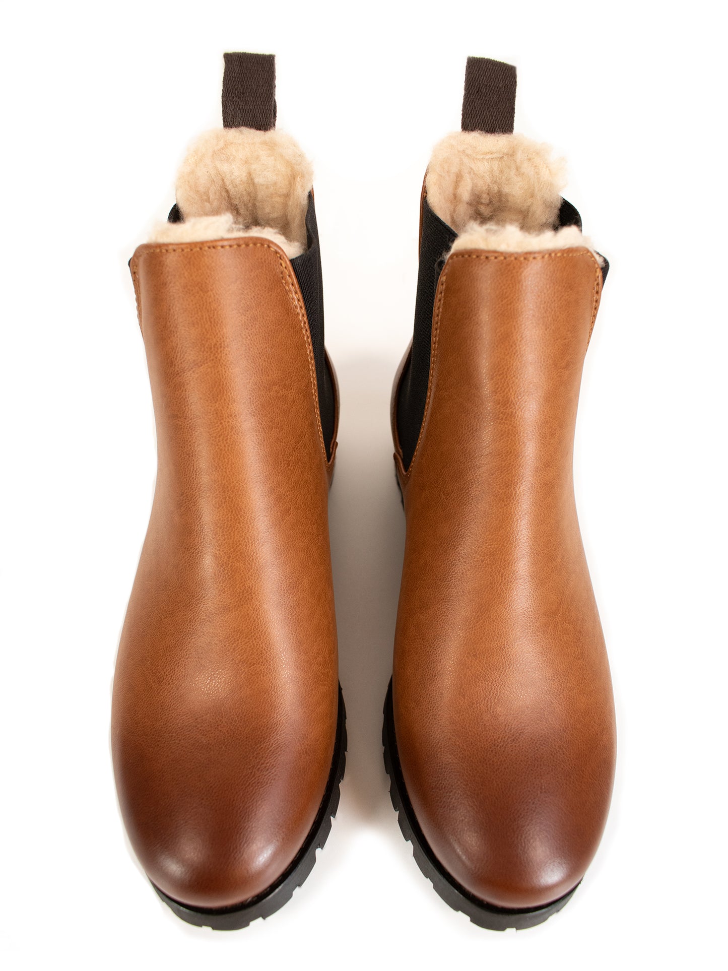 Bottines Chelsea isolées de luxe à bande profonde