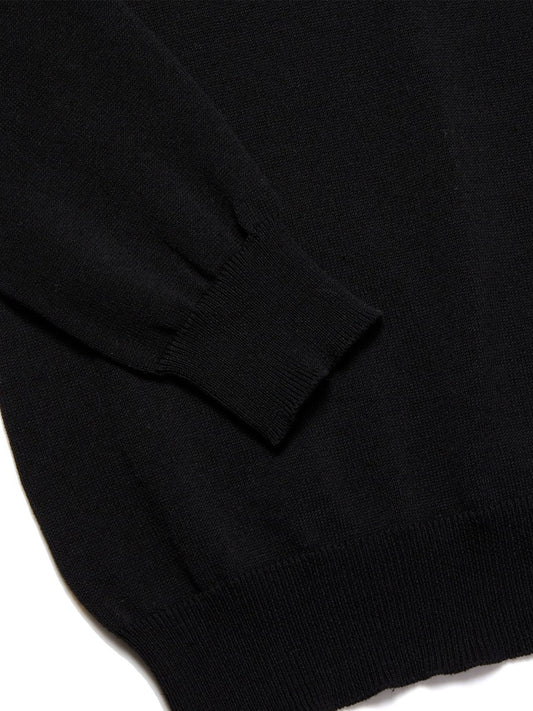 Recycled Long Sleeve Polo | Vegan Knitwear