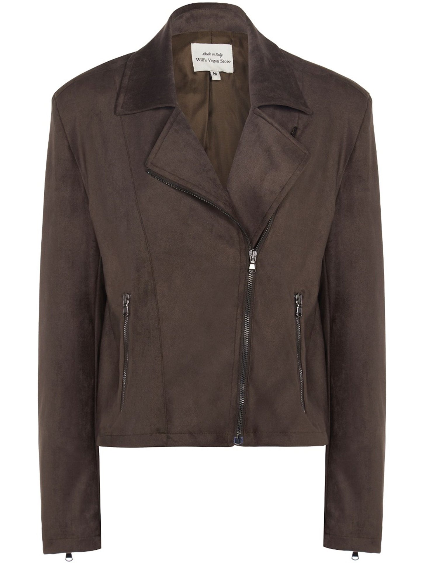 Vegan Women's Vegan Suede Biker Jacket | Will's Vegan Store