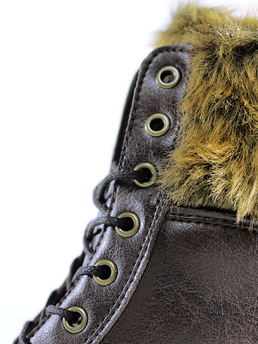 Insulated Aviator Boots | Vegan Winter Boots