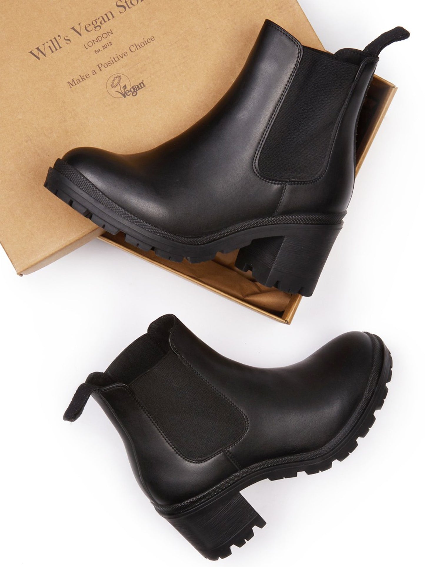 Vegan Women's Track Sole Booties | Will's Vegan Store