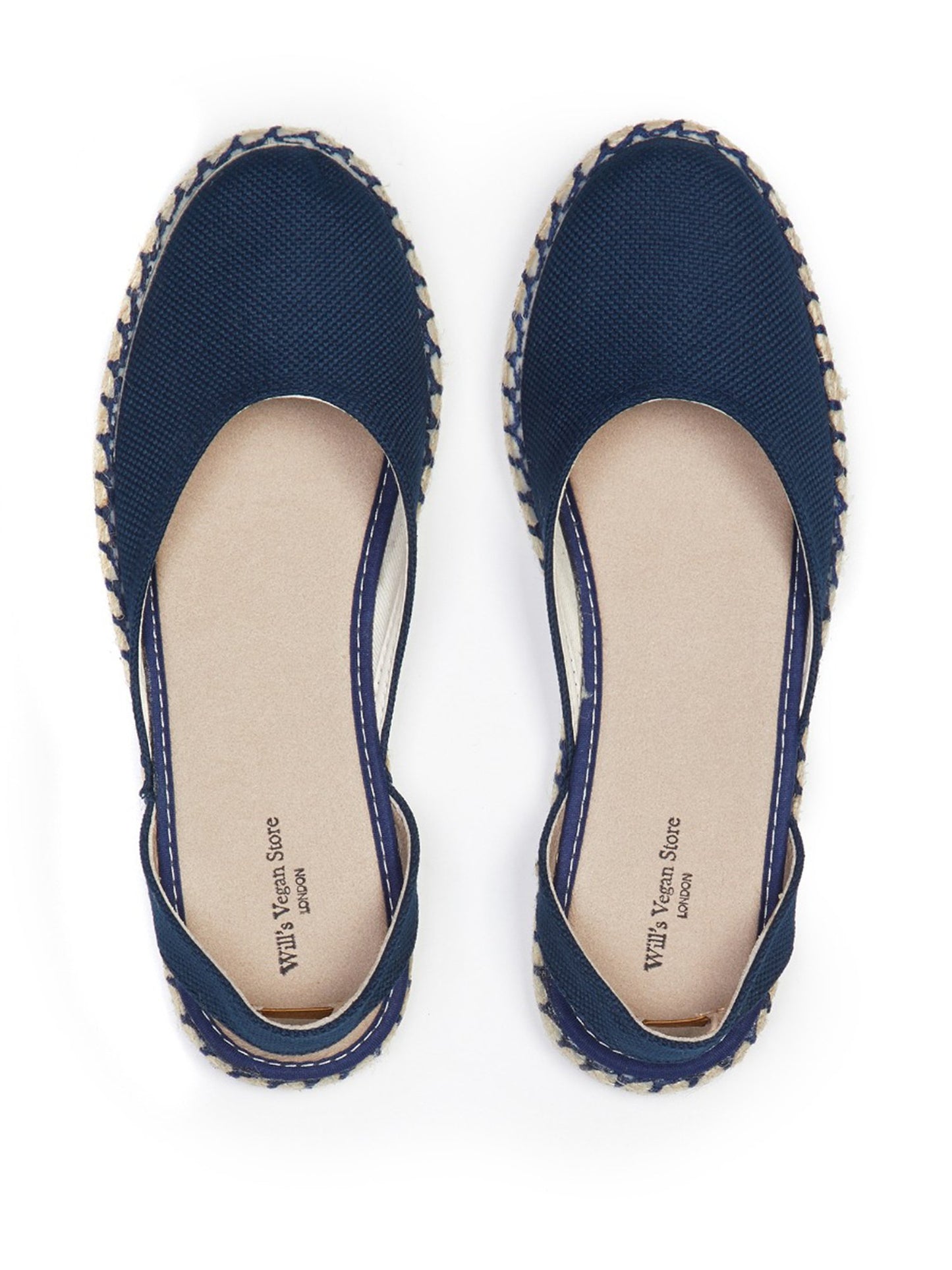 Vegan Women's Recycled Espadrille Slingbacks | Will's Vegan Store