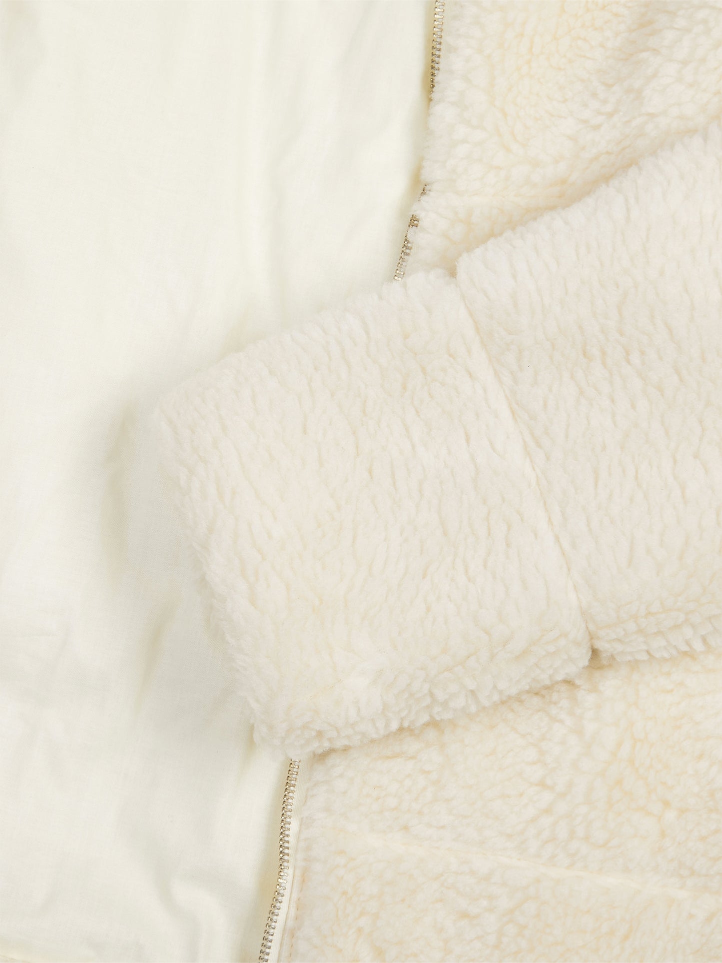 Recycled Teddy Puffer Jacket