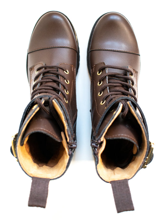 Buckled Work Boots | Vegan Boots