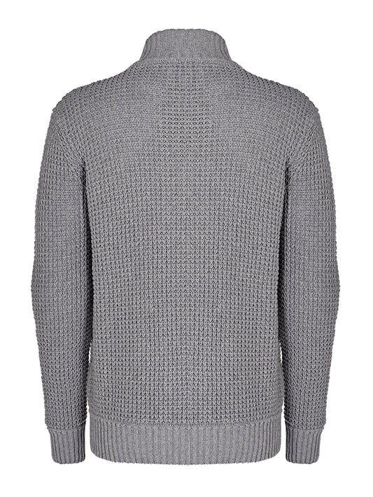 Recycled Waffle Cardigan | Vegan Knitwear