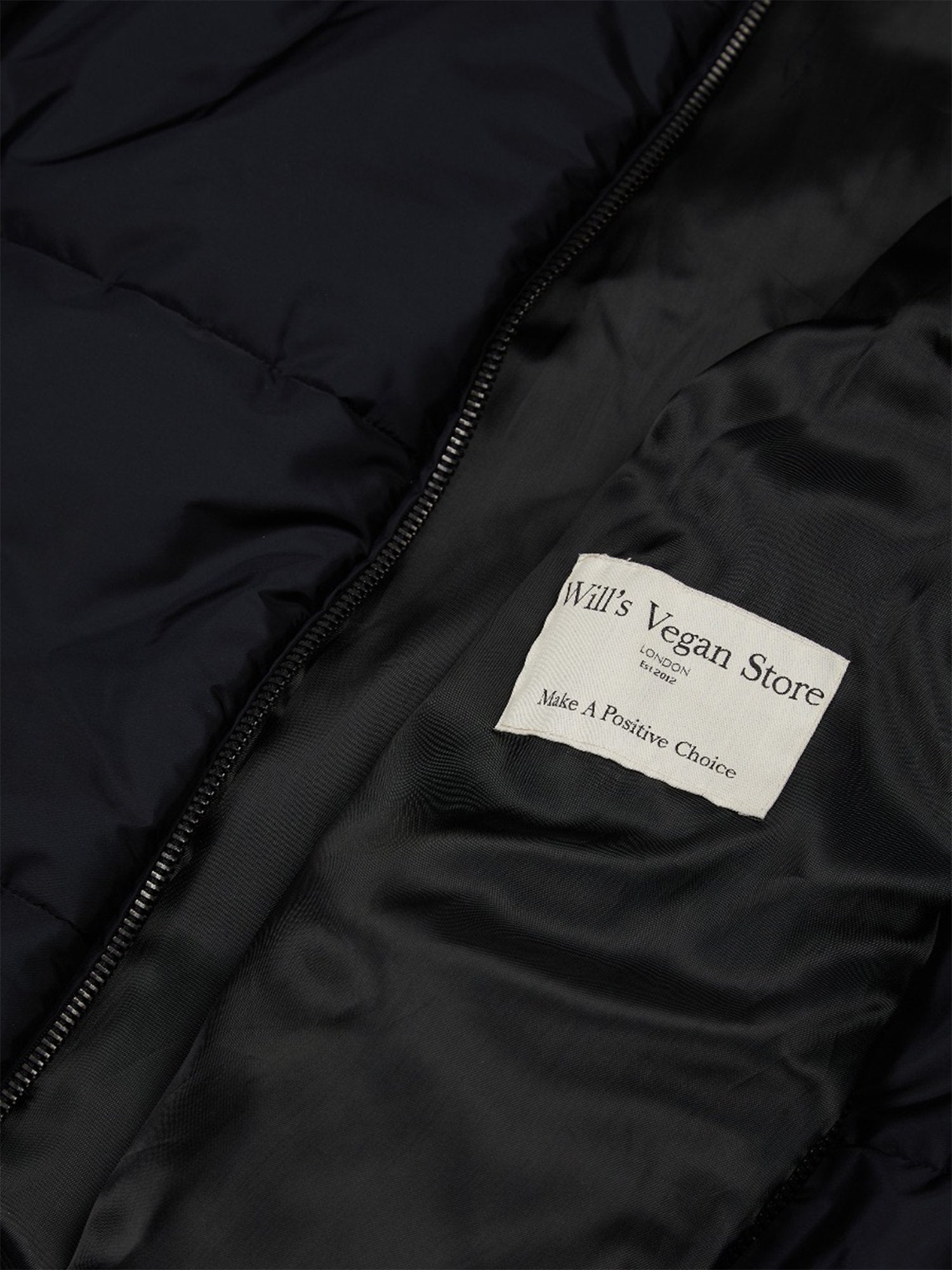 Vegan Women's Recycled Hooded Puffer | Will's Vegan Store