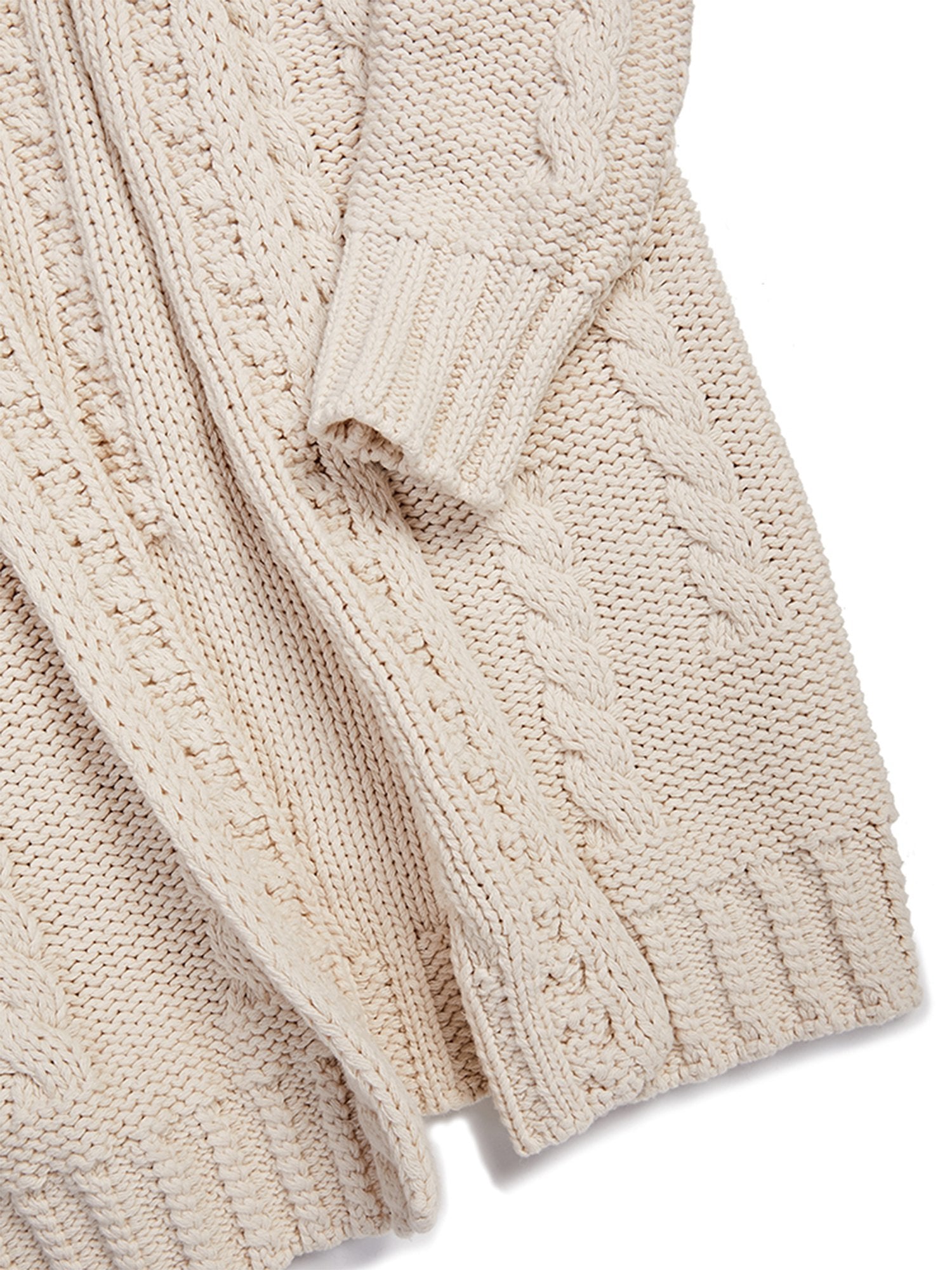 Vegan Women's Recycled Chunky Knit Cardigan | Will's Vegan Store