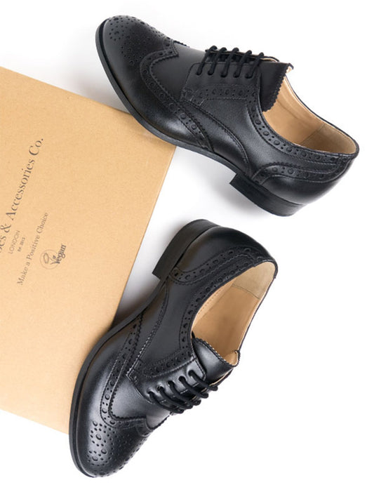 City Wingtip Brogue Oxfords | Vegan Shoes