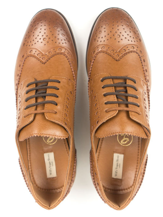 City Wingtip Brogue Oxfords | Vegan Shoes