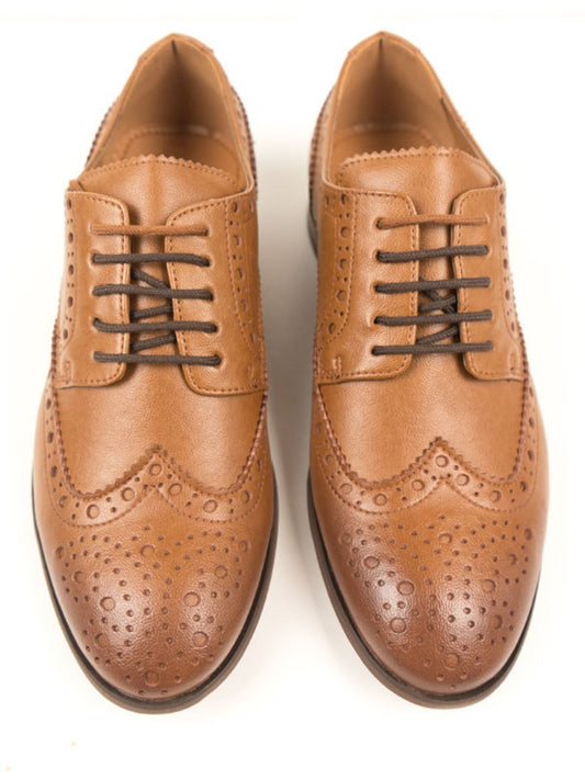 City Wingtip Brogue Oxfords | Vegan Shoes