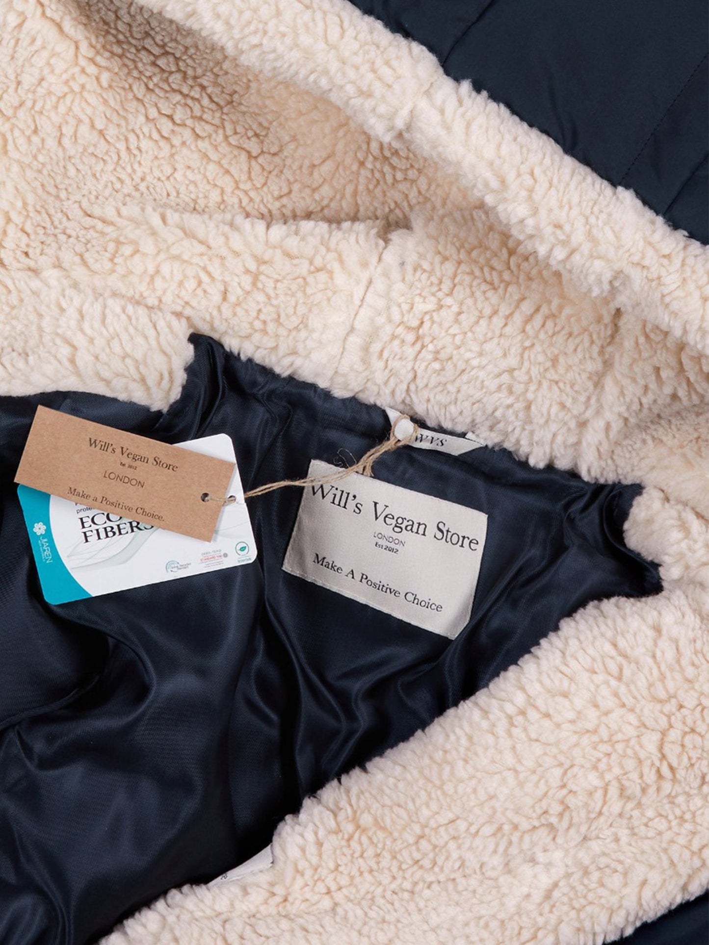 Vegan Women's Recycled Vegan Shearling Puffer | Will's Vegan Store