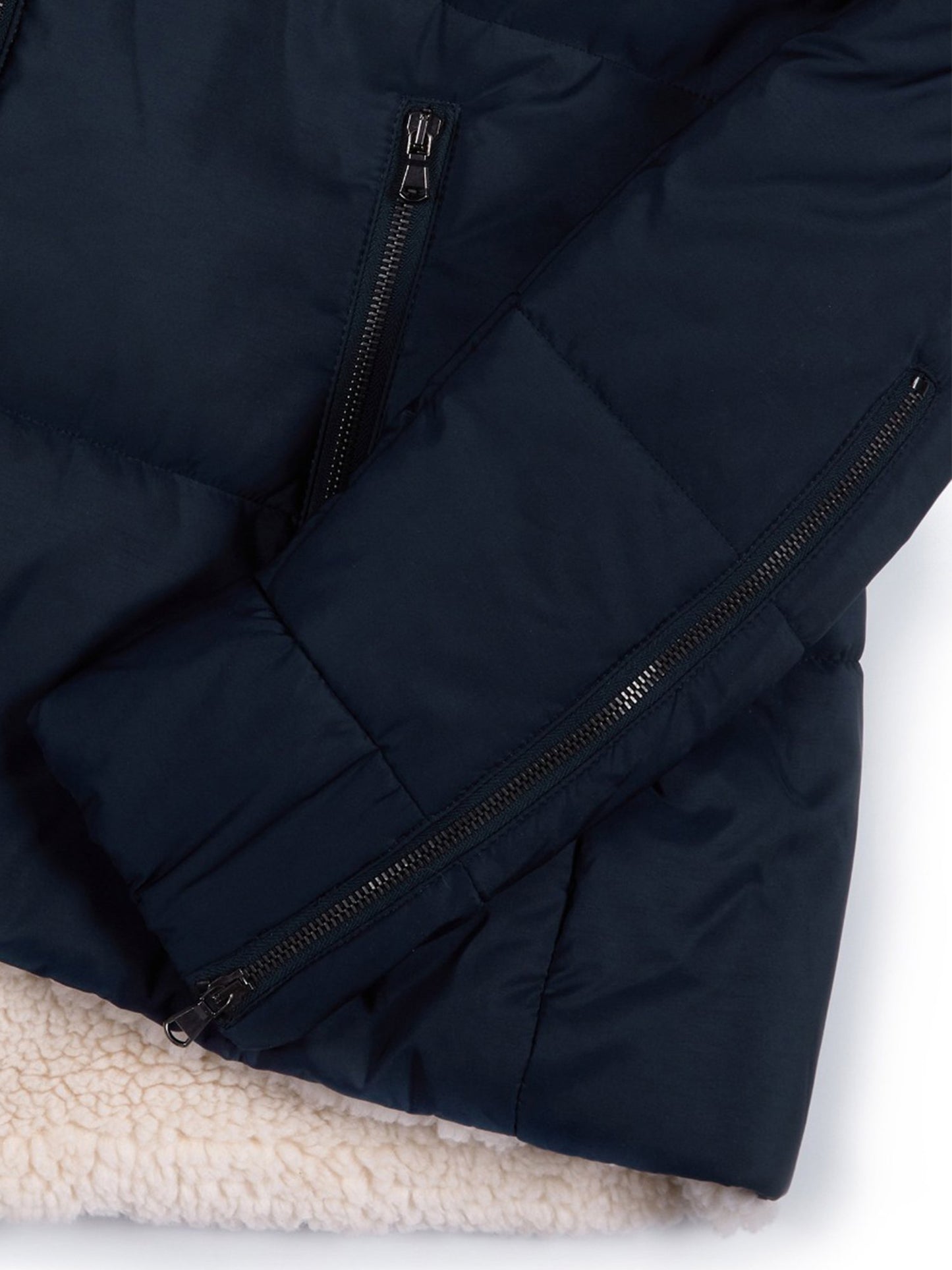 Vegan Women's Recycled Vegan Shearling Puffer | Will's Vegan Store