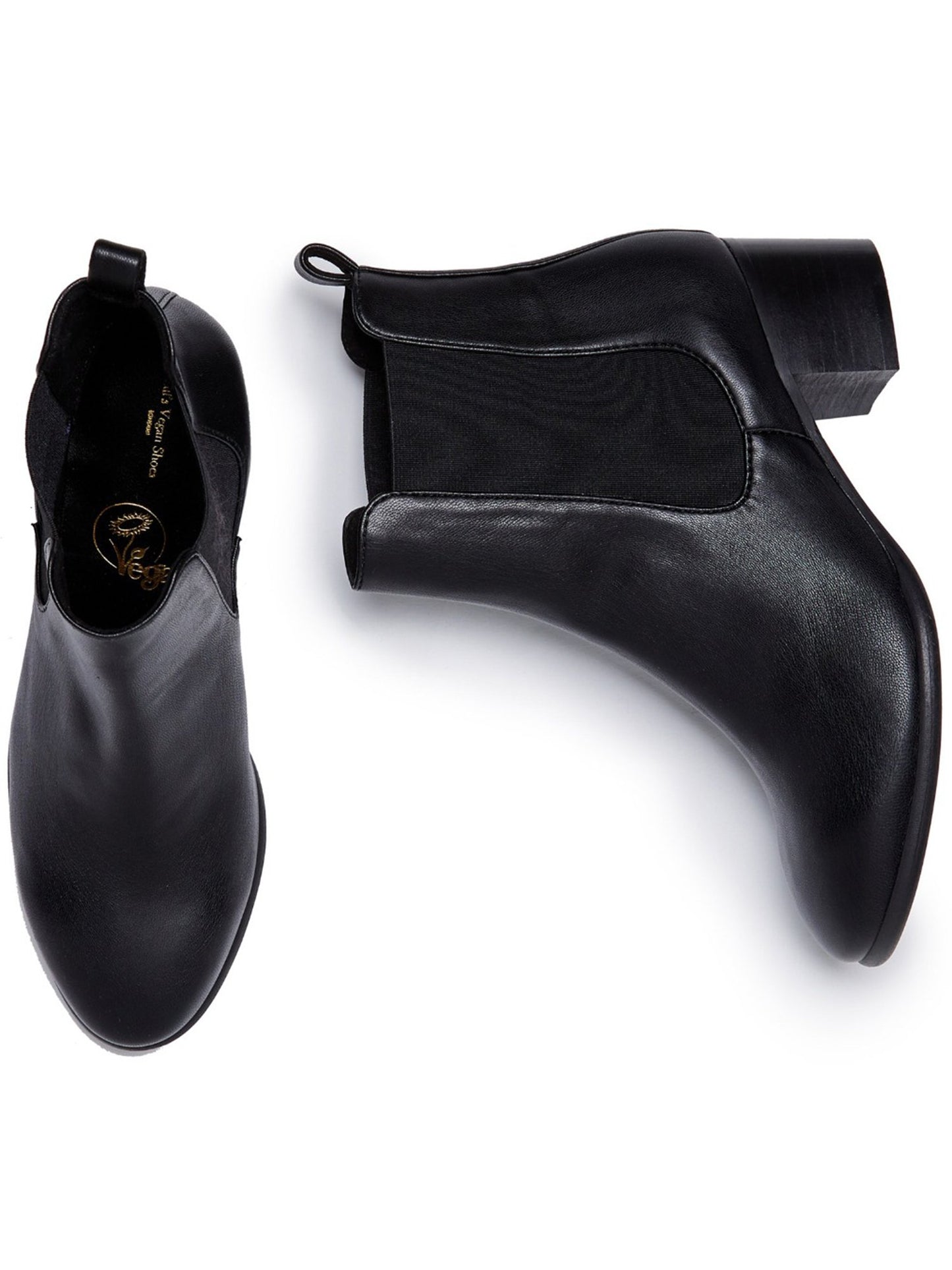 Vegan Women's Almond Toe Chelsea Boots | Will's Vegan Store
