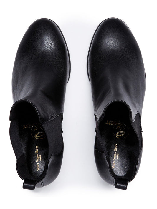 Almond Toe Chelsea Boots | Vegan Boots