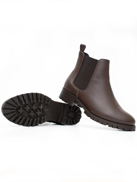 Luxe Deep Tread Chelsea Boots | Vegan Boots