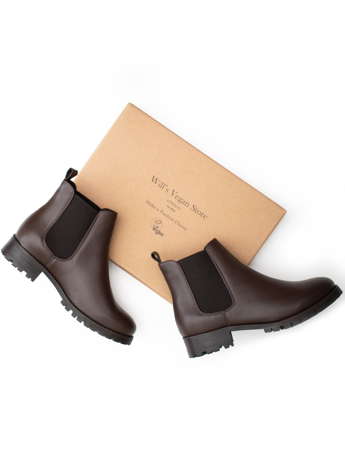 Vegan Women's Luxe Deep Tread Chelsea Boots | Will's Vegan Store