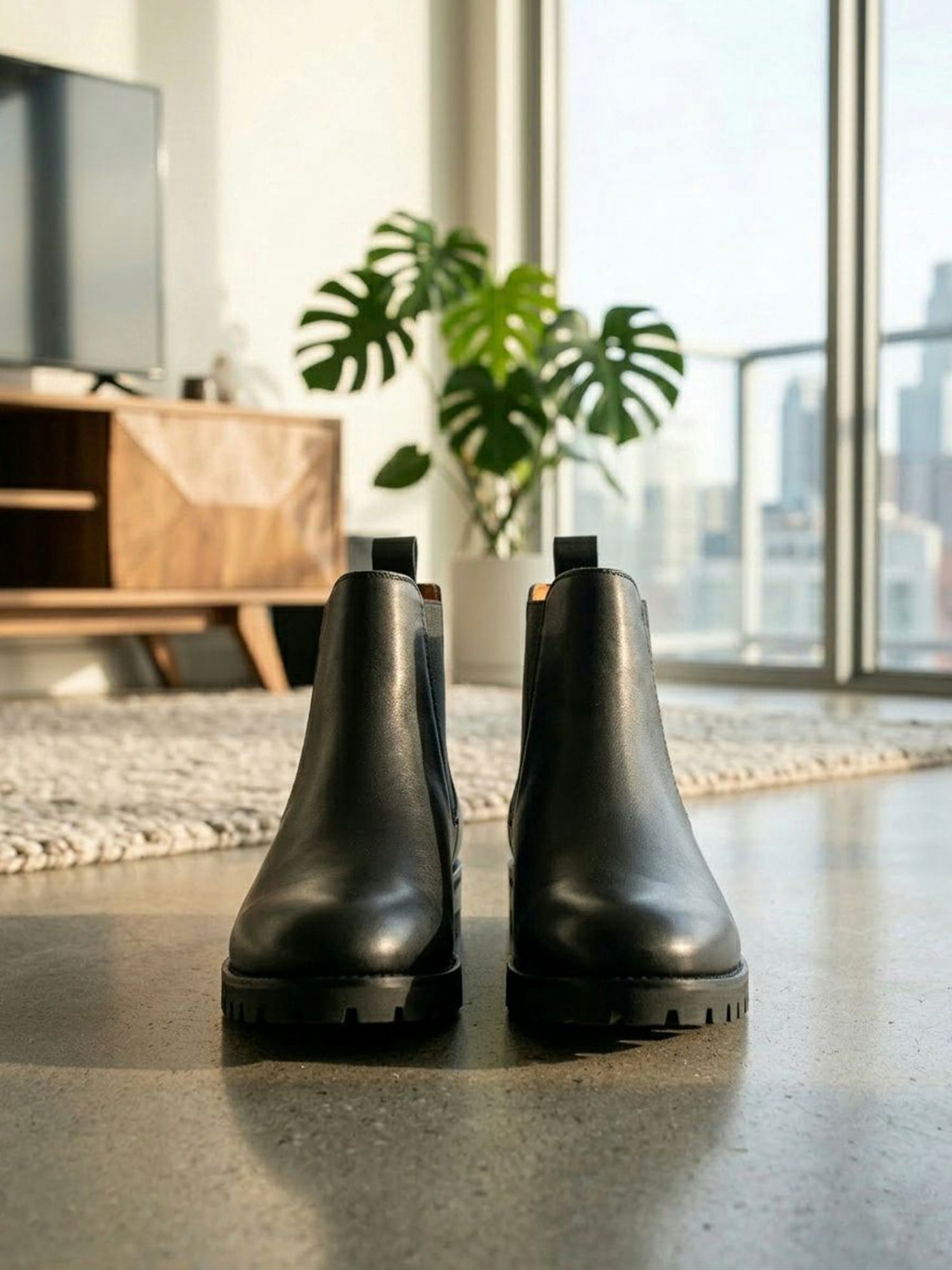 Bottines Chelsea Luxe à bande profonde 