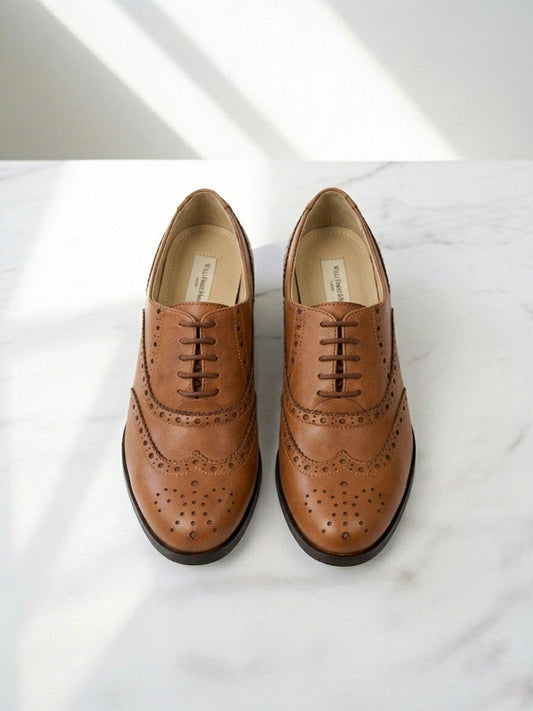 Wide Fit Oxford Brogues