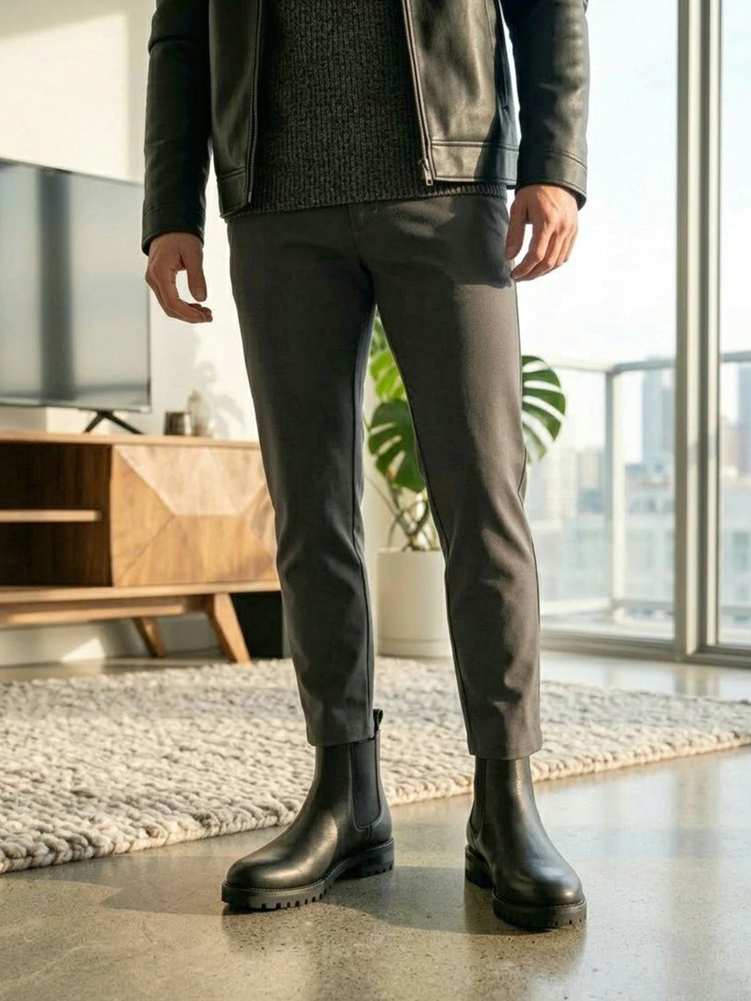 Bottines Chelsea Luxe à bande profonde 