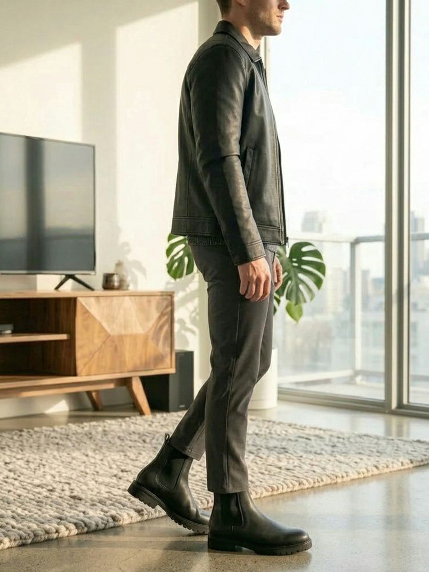 Bottines Chelsea Luxe à bande profonde 